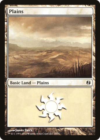 {B}[DDI 039] Plains (39) [Duel Decks: Venser vs. Koth]