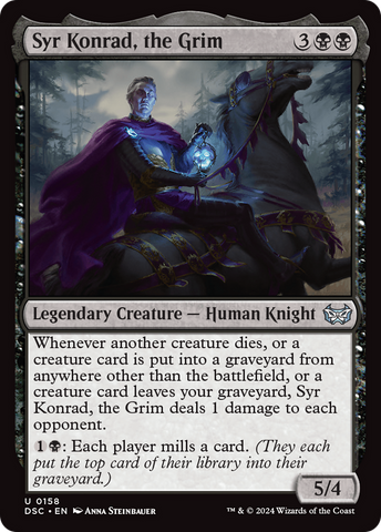 {C} Syr Konrad, the Grim [Duskmourn: House of Horror Commander][DSC 158]