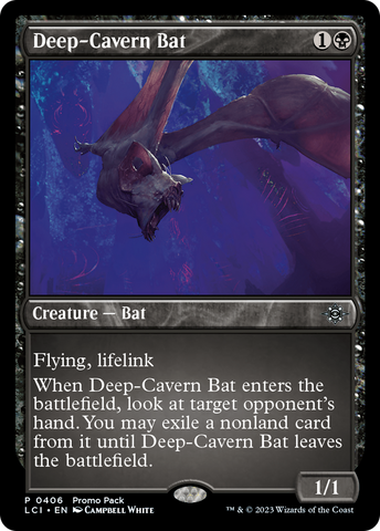 {@C} Deep-Cavern Bat [The Lost Caverns of Ixalan Promos][LCI 406]
