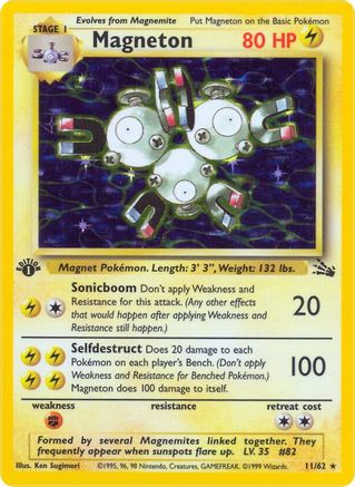[PKM-R] Magneton (11/62) [Fossil Unlimited]