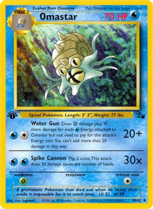 [PKM] Omastar (40/62) [Fossil 1st Edition]