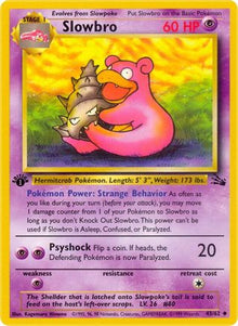 [PKM] Slowbro (43/62) [Fossil 1st Edition]