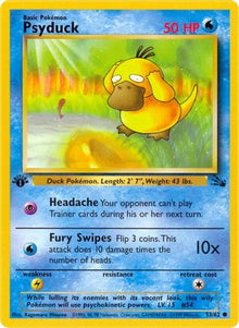 [PKM] Psyduck (53/62) [Fossil 1st Edition]