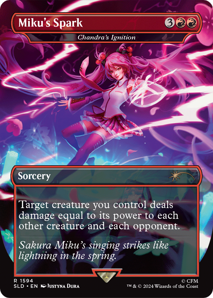 {R} Miku's Spark - Chandra's Ignition [Secret Lair Drop Series][SLD 1594]