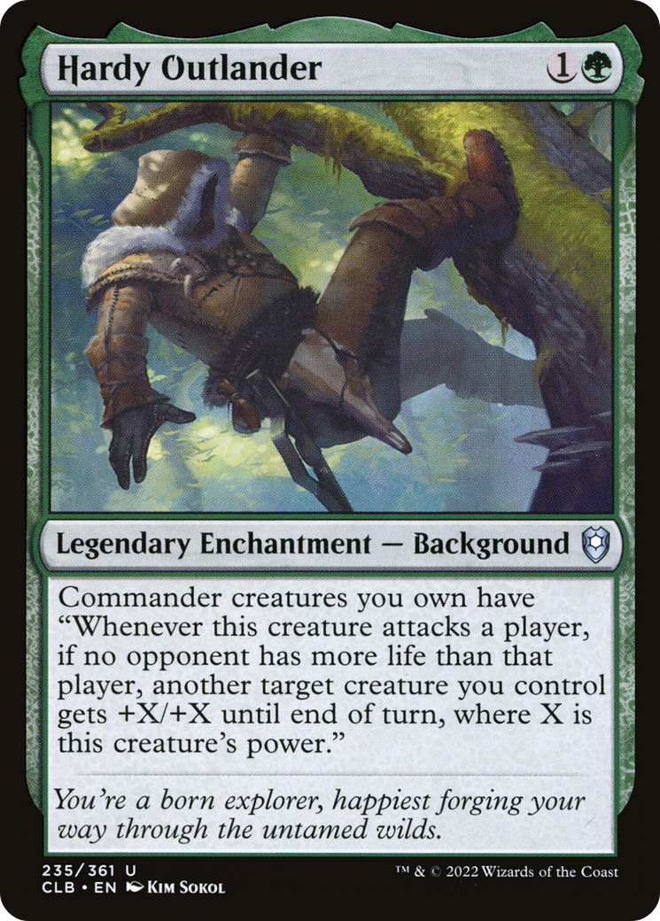 {C} Hardy Outlander [Commander Legends: Battle for Baldur's Gate][CLB 235]