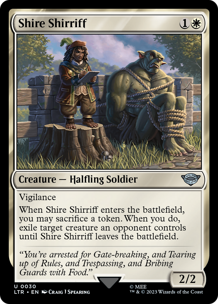 {C} Shire Shirriff [The Lord of the Rings: Tales of Middle-Earth][LTR 030]