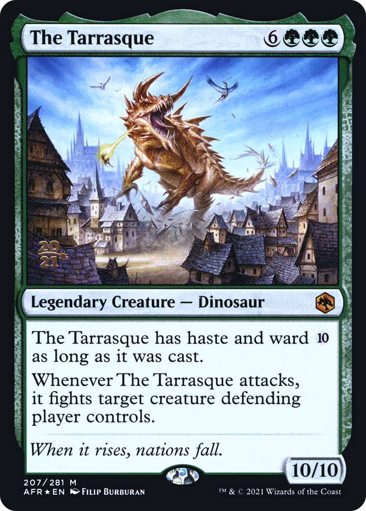 {R} The Tarrasque [Dungeons & Dragons: Adventures in the Forgotten Realms Prerelease Promos][PR AFR 207]