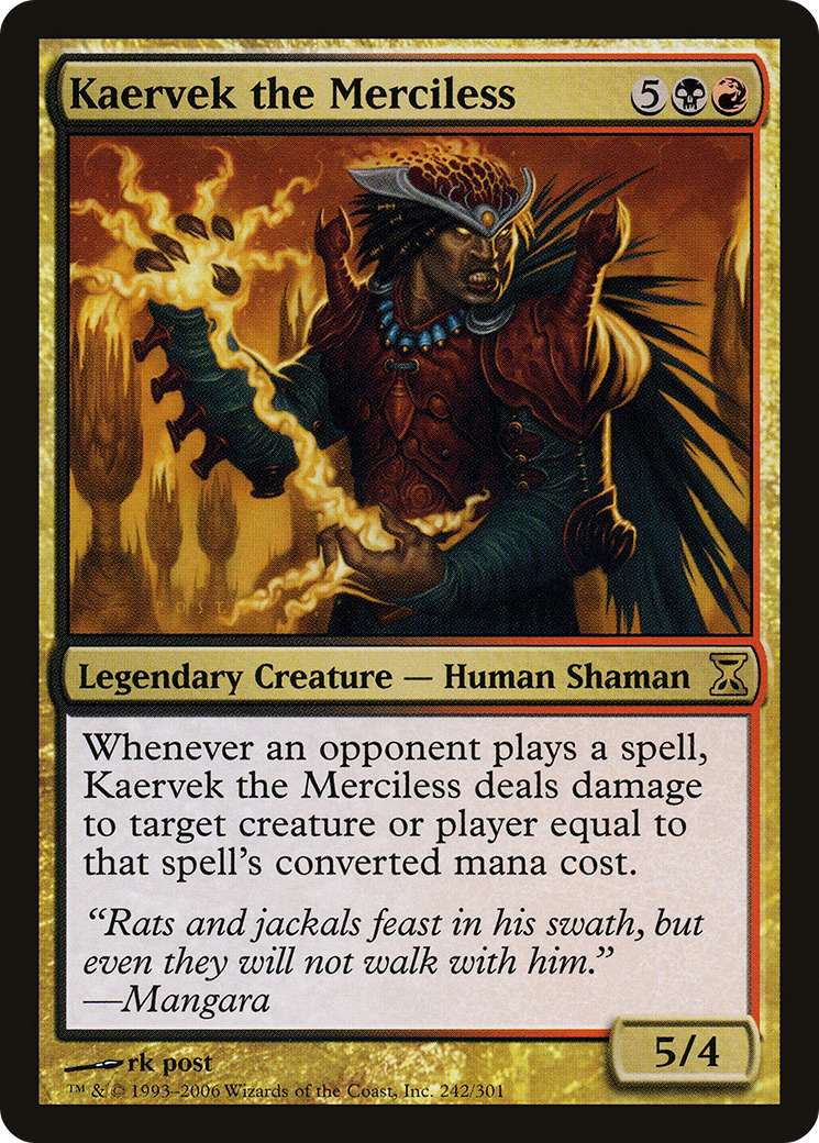 {R} Kaervek the Merciless [Time Spiral][TSP 242] - Misty Mountain Games