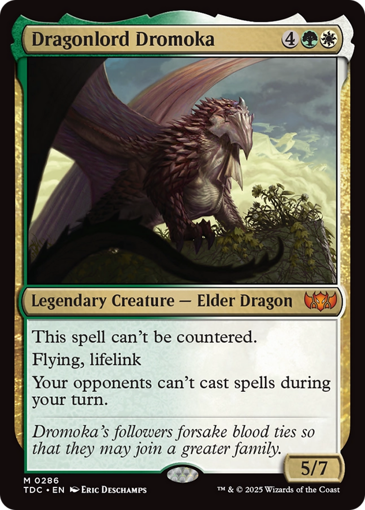 {R} Dragonlord Dromoka [Tarkir: Dragonstorm Commander][TDC 286]