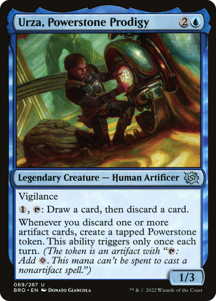 {C} Urza, Powerstone Prodigy [The Brothers' War][BRO 069]