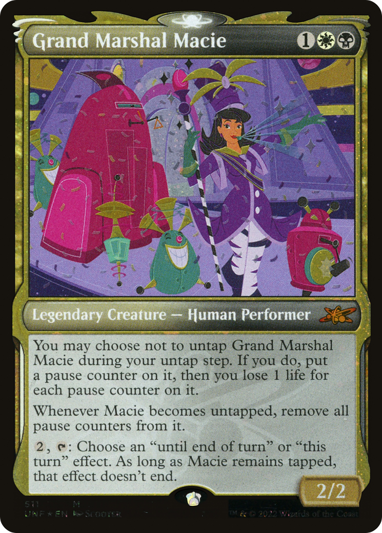 {R} Grand Marshal Macie (Showcase) (Galaxy Foil) [Unfinity][UNF 511]