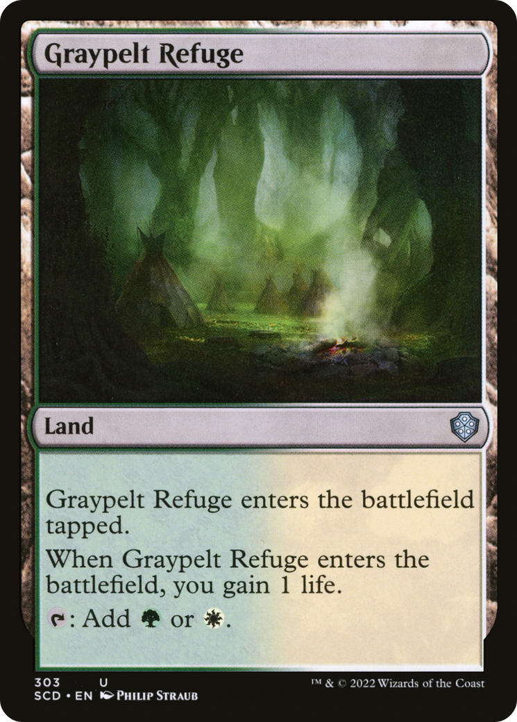 {C} Graypelt Refuge [Starter Commander Decks][SCD 303]