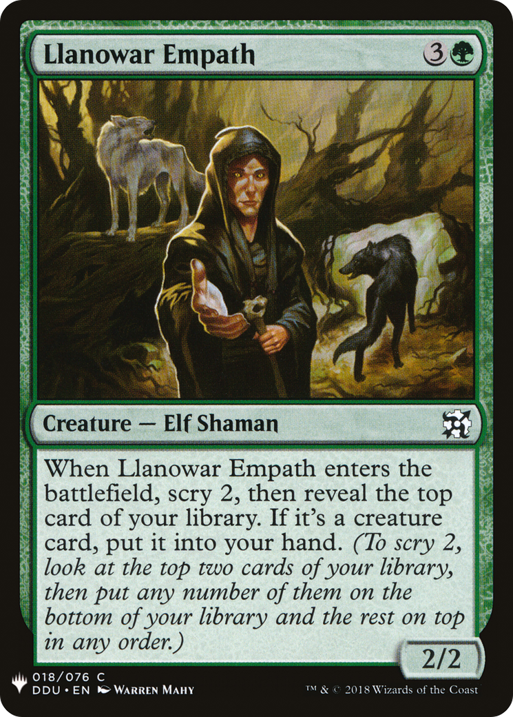 {C} Llanowar Empath [Mystery Booster][LS DDU 018]