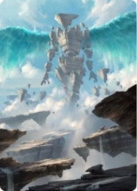 {A} Celestial Colonnade Art Card [Zendikar Rising Art Series][AZNR 033]