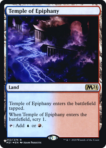 {R} Temple of Epiphany [Secret Lair: Heads I Win, Tails You Lose][LS M21 252]