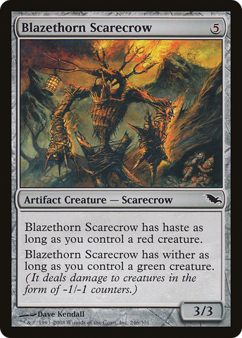 {C} Blazethorn Scarecrow [Shadowmoor][SHM 246]