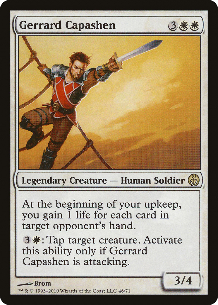{R} Gerrard Capashen [Duel Decks: Phyrexia vs. the Coalition][DDE 046]