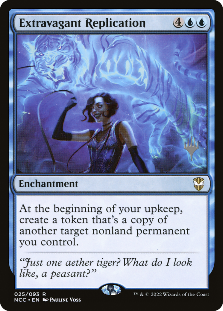 {R} Extravagant Replication (Promo Pack) [Streets of New Capenna Commander Promos][PP NCC 025]