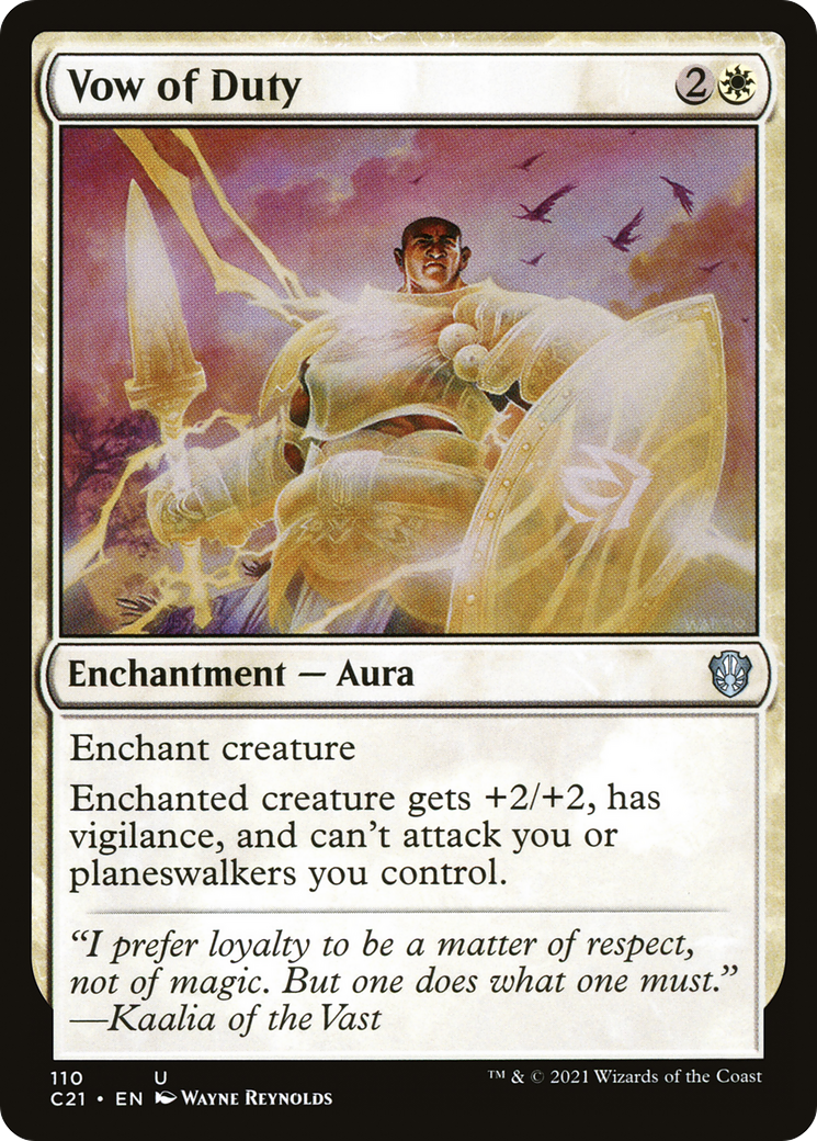 {C} Vow of Duty [Commander 2021][C21 110]