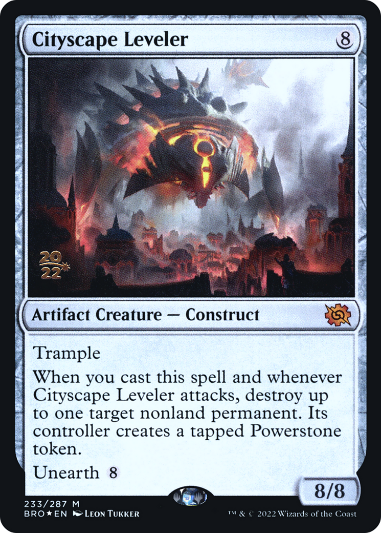 {R} Cityscape Leveler [The Brothers' War: Prerelease Promos][PR BRO 233]