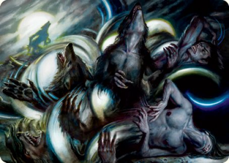 {A} Lunar Rejection Art Card [Innistrad: Crimson Vow Art Series][AVOW 023]