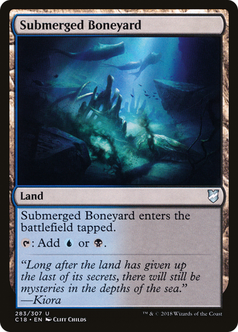 {C} Submerged Boneyard [Commander 2018][C18 283]