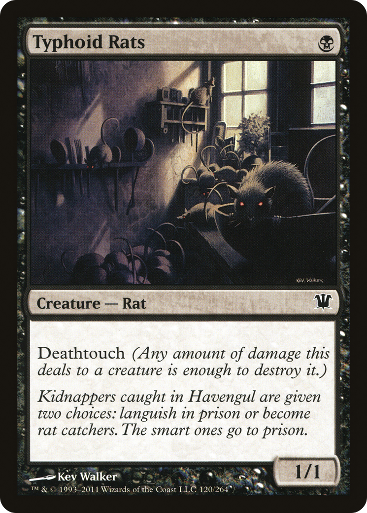 {C} Typhoid Rats [Innistrad][ISD 120]