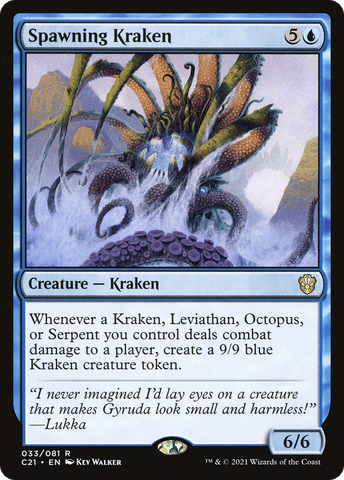 {R} Spawning Kraken [Commander 2021][C21 033]