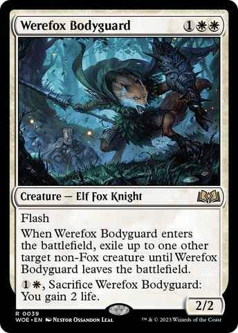 {@R} Werefox Bodyguard [Wilds of Eldraine][WOE 039]