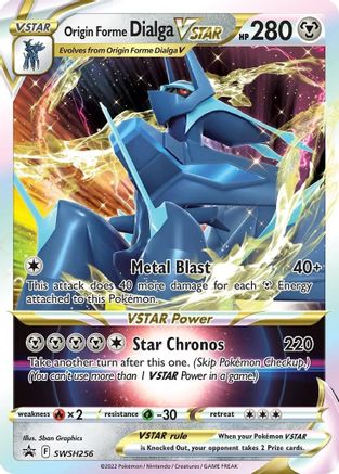 [PKM-R] Origin Forme Dialga VSTAR (SWSH256) [Sword & Shield: Black Star Promos]
