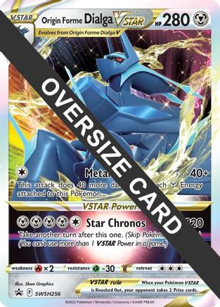 [JUM PKM-R] Origin Forme Dialga VSTAR (SWSH256) (Jumbo Card) [Sword & Shield: Black Star Promos]