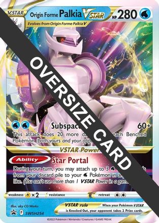 [JUM PKM-R] Origin Forme Palkia VSTAR (SWSH254) (Jumbo Card) [Sword & Shield: Black Star Promos]