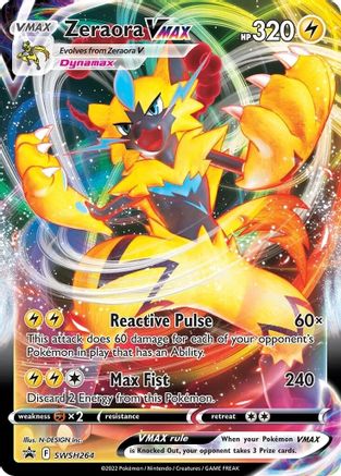 [PKM] Zeraora VMAX (SWSH264) [Sword & Shield: Black Star Promos]
