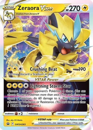 [PKM-R] Zeraora VSTAR (SWSH265) [Sword & Shield: Black Star Promos]