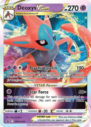 [PKM] Deoxys VSTAR (SWSH268) [Sword & Shield: Black Star Promos]