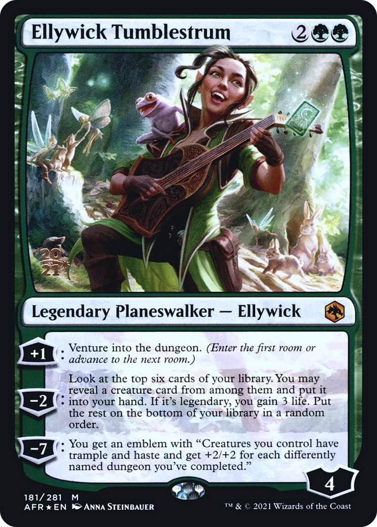 {R} Ellywick Tumblestrum [Dungeons & Dragons: Adventures in the Forgotten Realms Prerelease Promos][PR AFR 181]