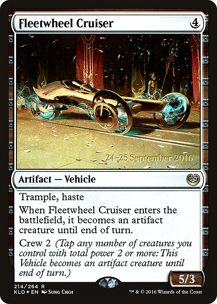 {R} Fleetwheel Cruiser [Kaladesh Prerelease Promos][PR KLD 214] - Misty Mountain Games