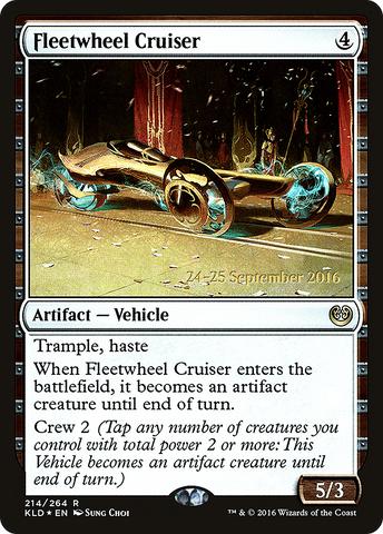 {R} Fleetwheel Cruiser [Kaladesh Prerelease Promos][PR KLD 214]