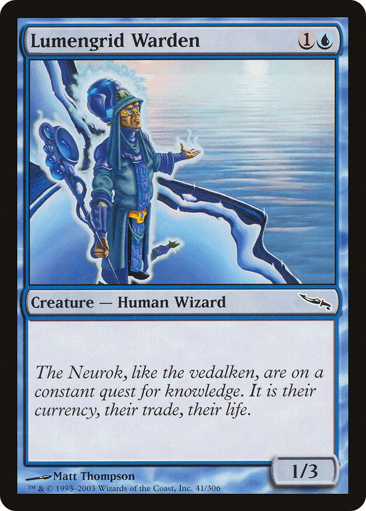 {C} Lumengrid Warden [Mirrodin][MRD 041]