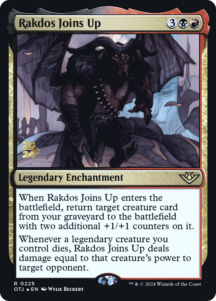 {@R} Rakdos Joins Up [Outlaws of Thunder Junction Prerelease Promos][PR OTJ 225]