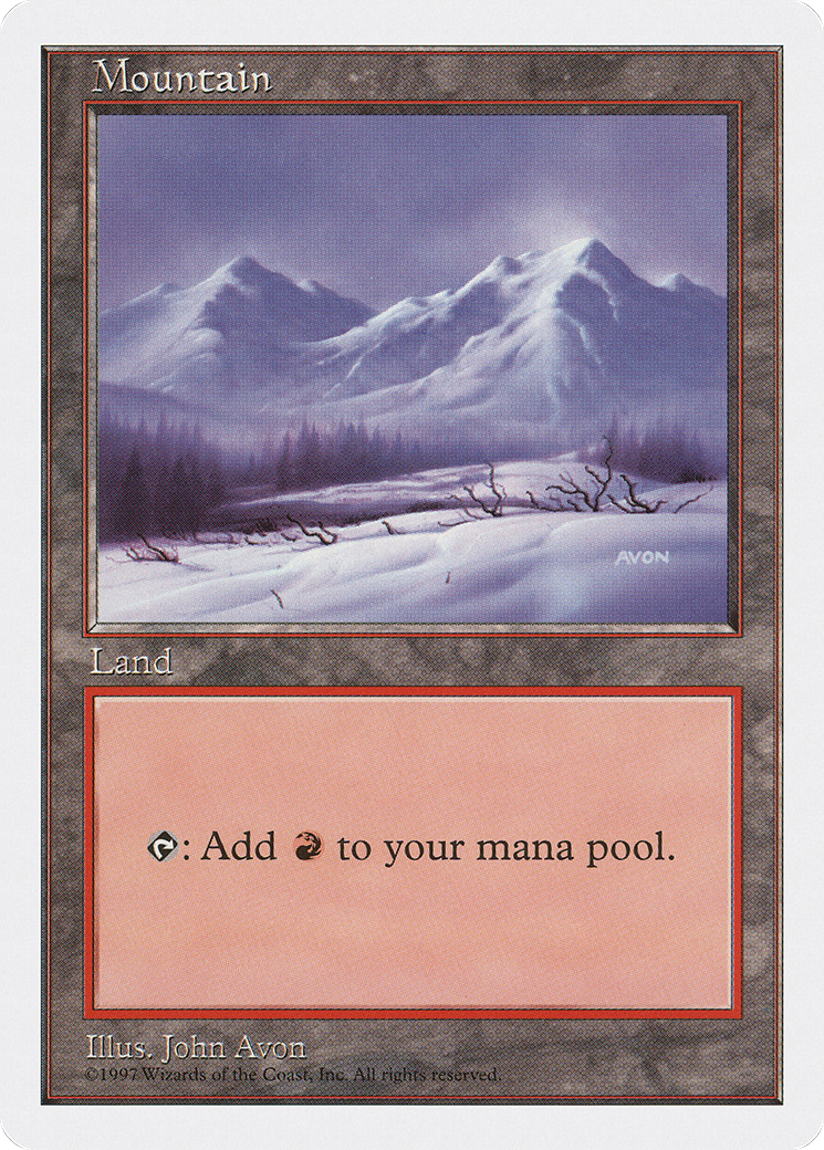 {B}[5ED 442] Mountain (442) [Fifth Edition]