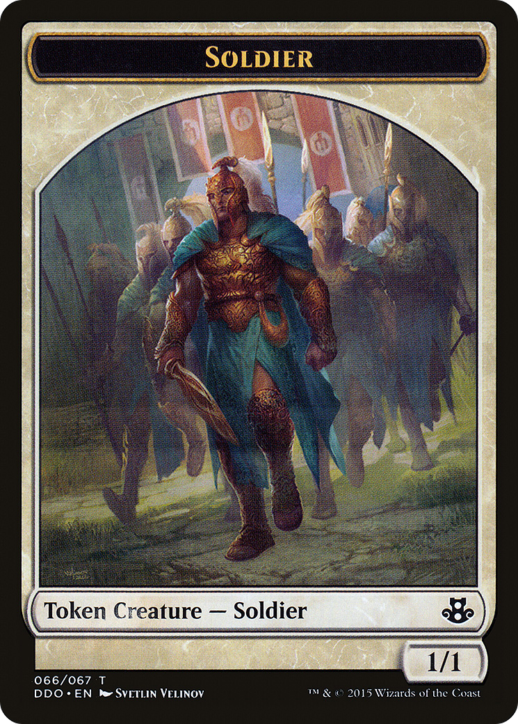 {T} Soldier Token [Duel Decks: Elspeth vs. Kiora][TDDO 066]