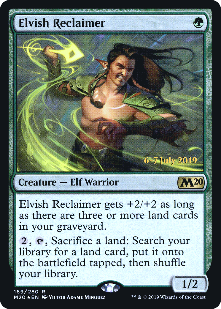 {R} Elvish Reclaimer [Core Set 2020 Prerelease Promos][PR M20 169] - Misty Mountain Games