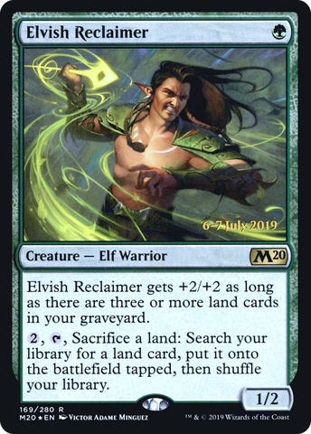 {R} Elvish Reclaimer [Core Set 2020 Prerelease Promos][PR M20 169]