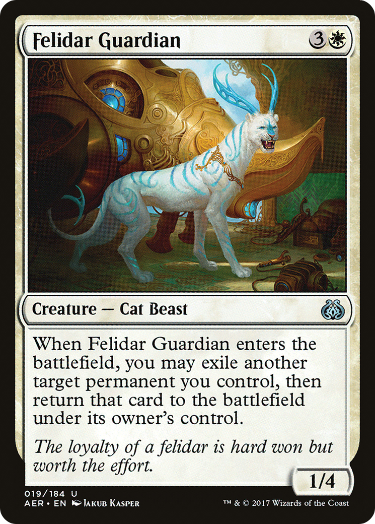 {C} Felidar Guardian [Aether Revolt][AER 019]