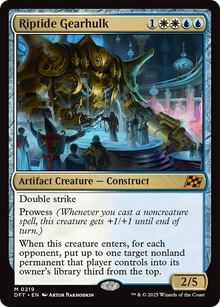 {@R} Riptide Gearhulk [Aetherdrift][DFT 219]