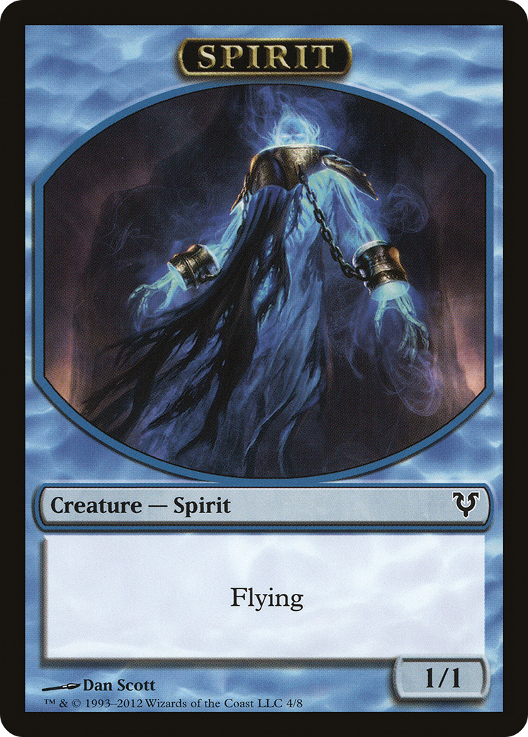 {T} Spirit Token (4/8) [Avacyn Restored Tokens][TAVR 004]