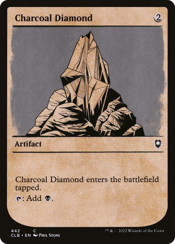{C} Charcoal Diamond (Showcase) [Commander Legends: Battle for Baldur's Gate][CLB 442]