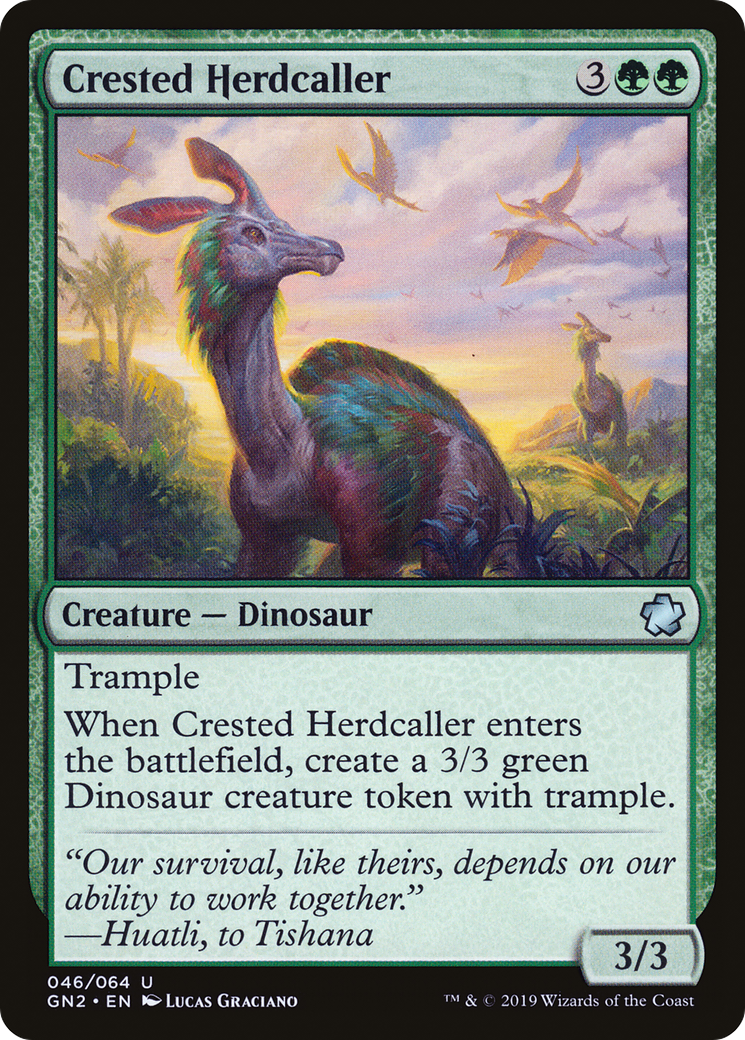 {C} Crested Herdcaller [Game Night 2019][GN2 046]