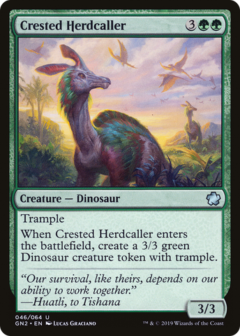 {C} Crested Herdcaller [Game Night 2019][GN2 046]